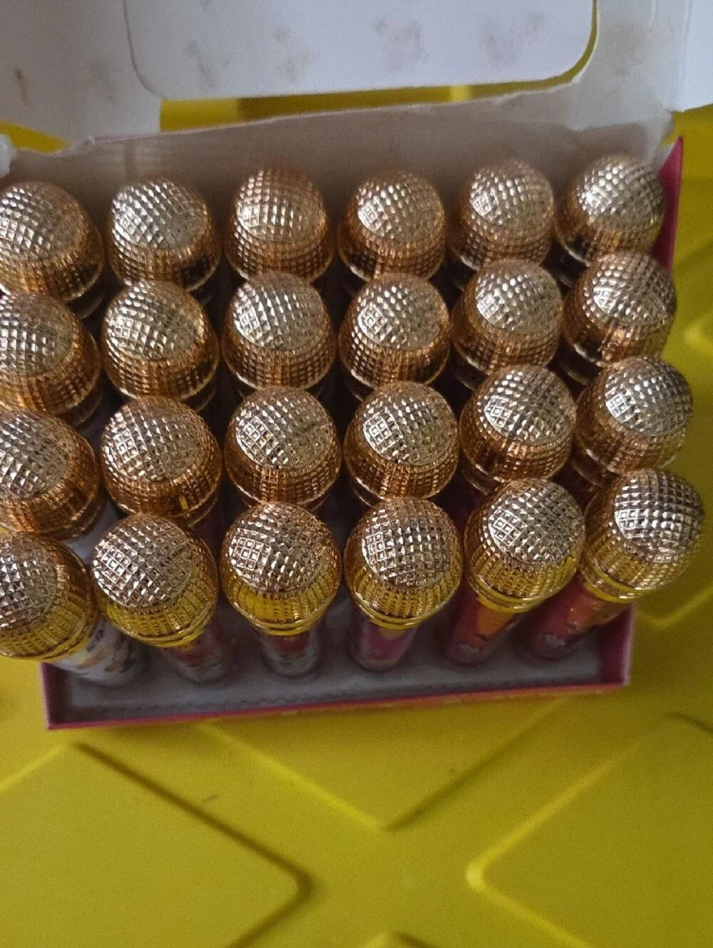 Box Of 24  Microphone Animated Characters Lip Gloss - 4 Light Gloss Colors